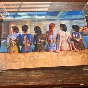 Pink Floyd Back Catalogue Colorful Women Sitting 2004 Vintage Original Poster
